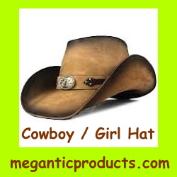 Cowboy Girl Hat Millinery Hats Fascinators 250x250 meganticproducts.com